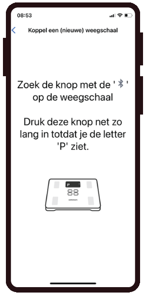 Sign up OMRON weegschaal Gezondheidsmeter