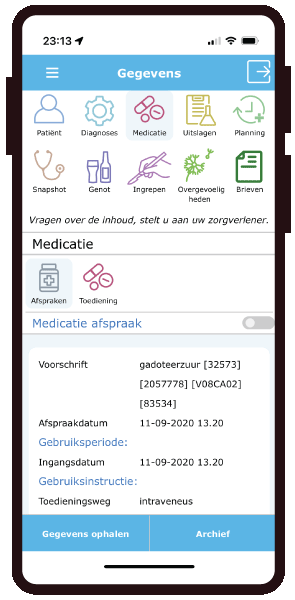 Therapienter Gezondheidsmeter PGO