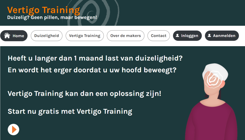 Gezondheidsmeter vertigotraining